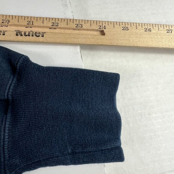 VTG Champion Reverse Weave Wisconsin Badger Sweatshirt Extra Large Blue Crewneck - Picture 9 of 14